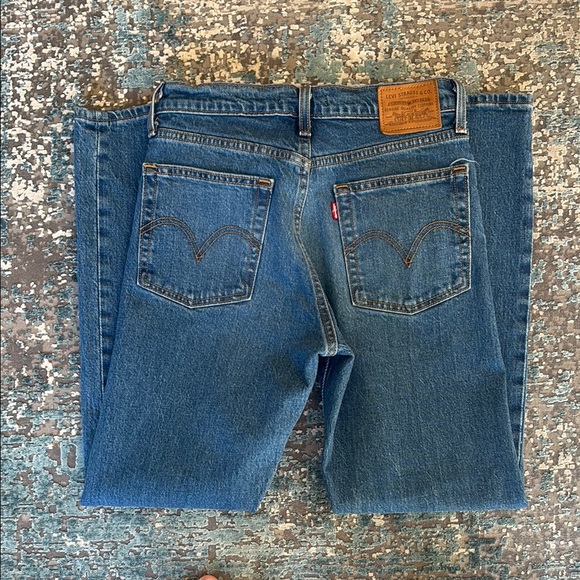 Levi's Women's Wedgie Denim Blue Jeans Size 25 - Picture 6 of 8